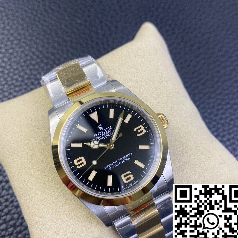 Black Rolex Explorer Dial EW Factory M124273-0001 0121